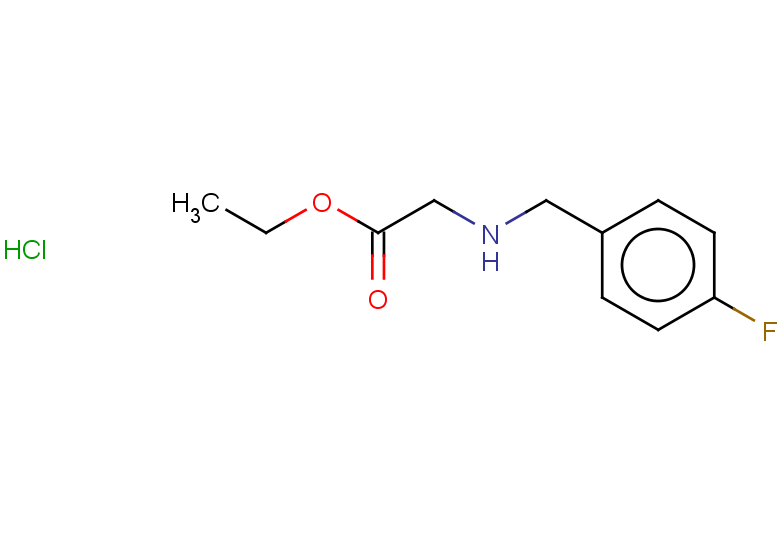 ethyl 2-{[(4-fluorophenyl)methyl]amino}acetate hydrochloride