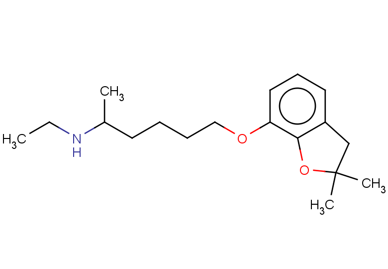 {6-[(2,2-dimethyl-2,3-dihydro-1-benzofuran-7-yl)oxy]hexan-2-yl}(ethyl)amine