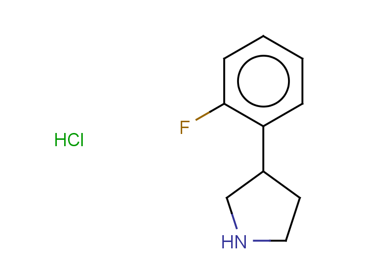 3-(2-fluorophenyl)pyrrolidine hydrochloride