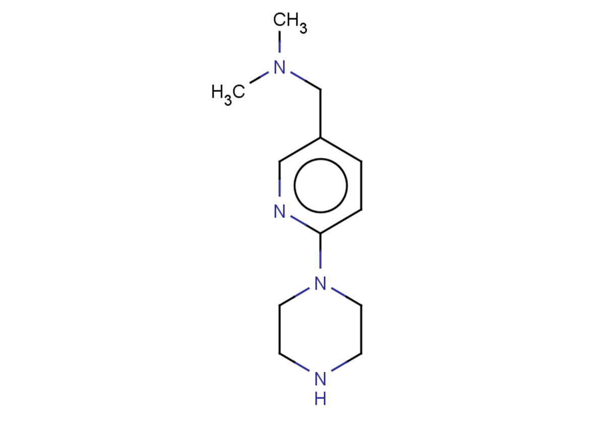 dimethyl({[6-(piperazin-1-yl)pyridin-3-yl]methyl})amine