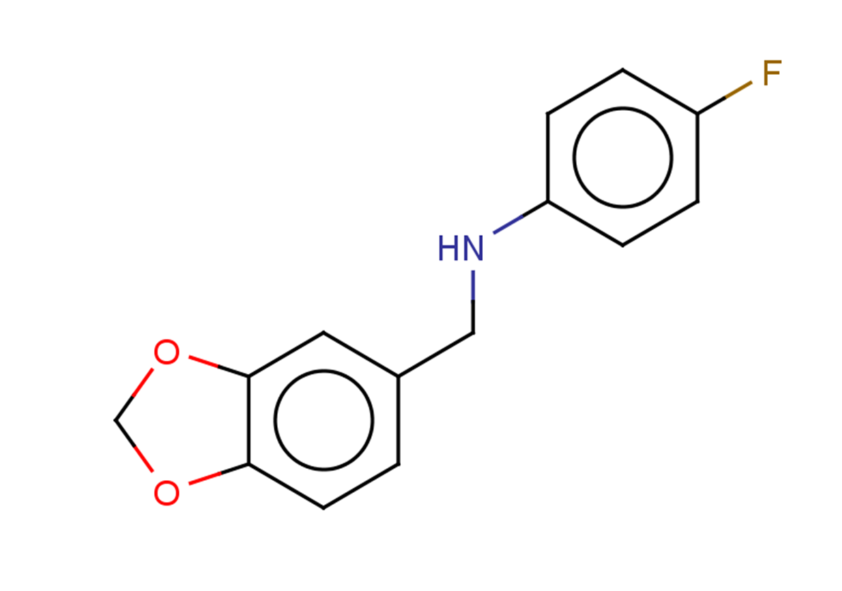N-(1,3-dioxaindan-5-ylmethyl)-4-fluoroaniline