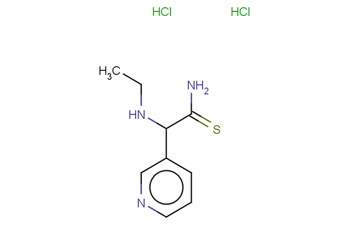 2-(ethylamino)-2-(pyridin-3-yl)ethanethioamide dihydrochloride