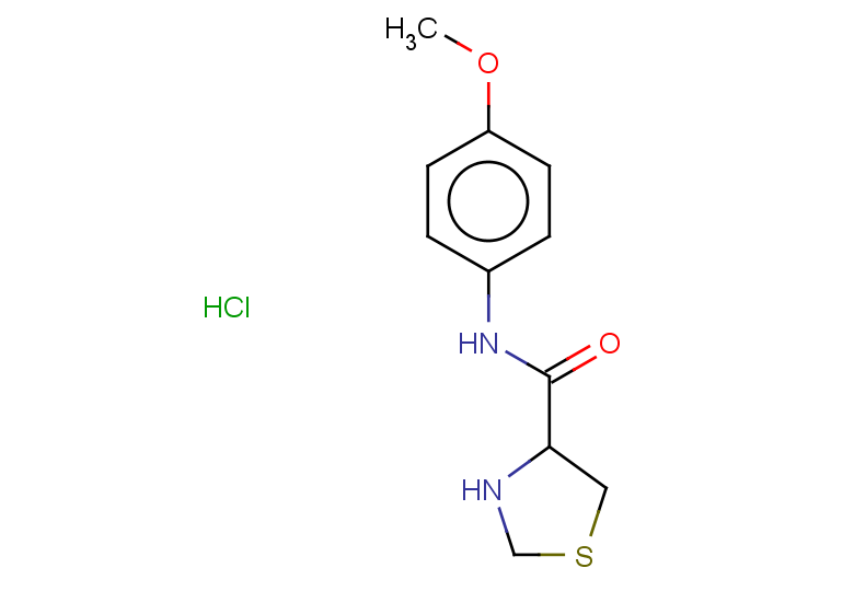 N-(4-methoxyphenyl)-1,3-thiazolidine-4-carboxamide hydrochloride