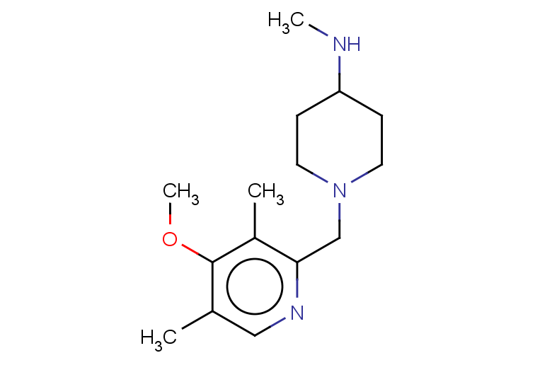 1-[(4-methoxy-3,5-dimethylpyridin-2-yl)methyl]-N-methylpiperidin-4-amine