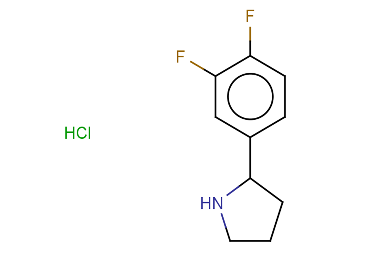 2-(3,4-difluorophenyl)pyrrolidine hydrochloride