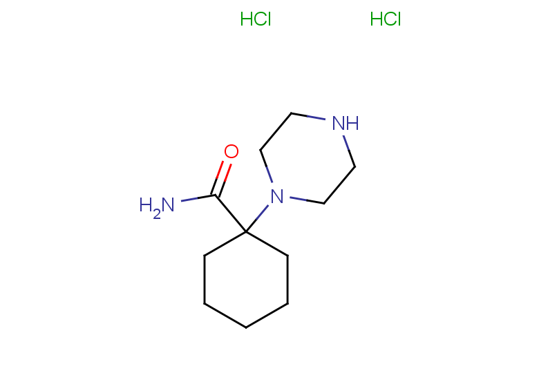 1-(piperazin-1-yl)cyclohexane-1-carboxamide dihydrochloride