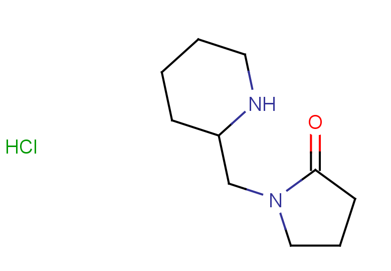 1-(piperidin-2-ylmethyl)pyrrolidin-2-one hydrochloride