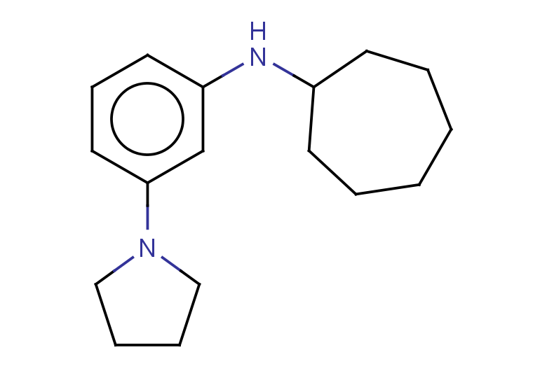 N-[3-(pyrrolidin-1-yl)phenyl]cycloheptanamine