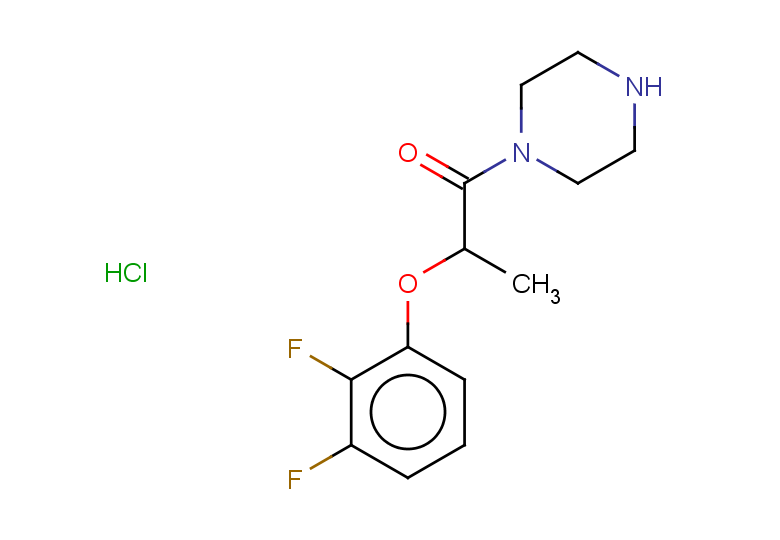 2-(2,3-difluorophenoxy)-1-(piperazin-1-yl)propan-1-one hydrochloride