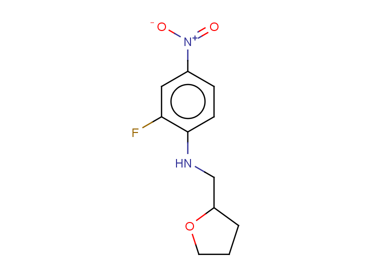 2-fluoro-4-nitro-N-(oxolan-2-ylmethyl)aniline