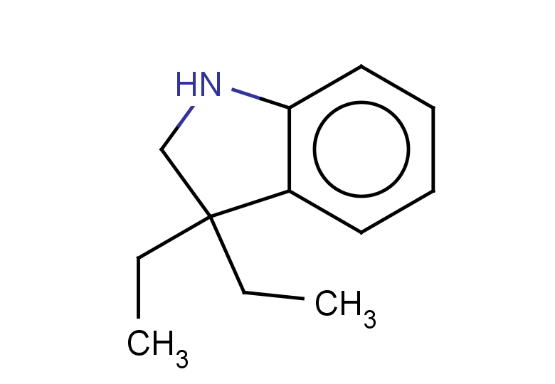 3,3-diethyl-2,3-dihydro-1H-indole