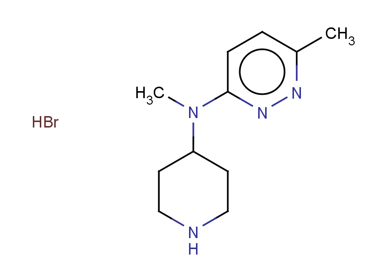 N,6-dimethyl-N-(piperidin-4-yl)pyridazin-3-amine hydrobromide