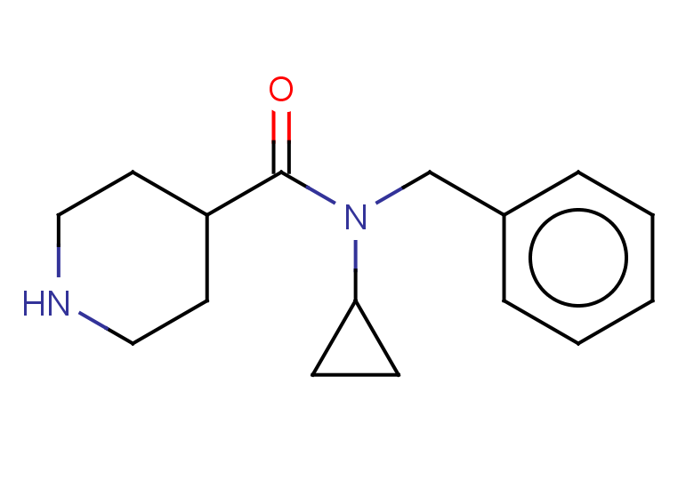 N-benzyl-N-cyclopropylpiperidine-4-carboxamide