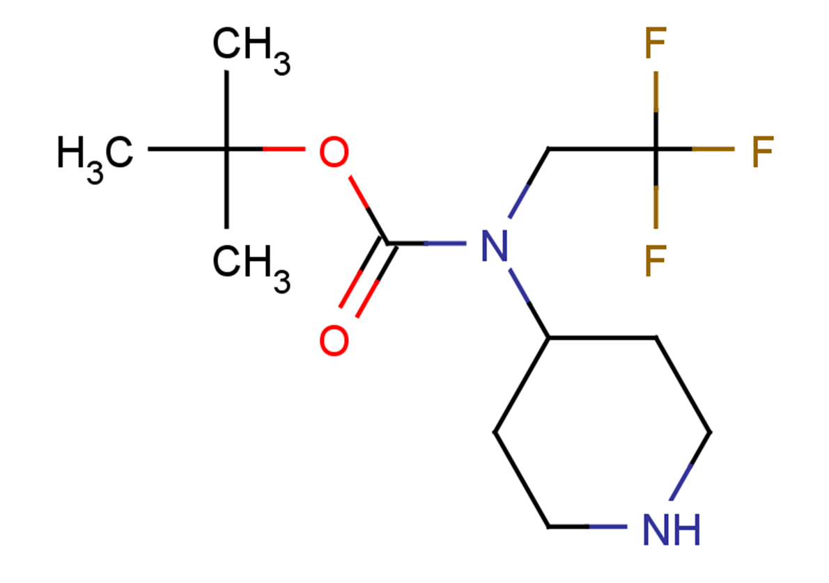 tert-butyl N-(piperidin-4-yl)-N-(2,2,2-trifluoroethyl)carbamate