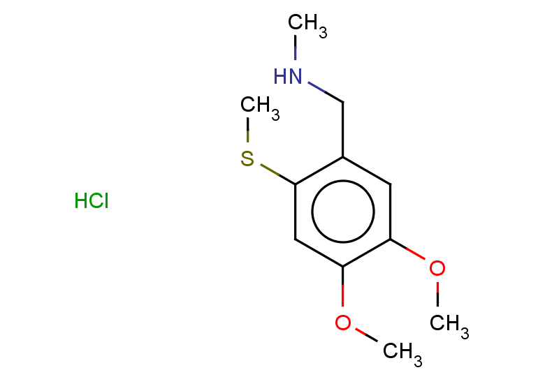 {[4,5-dimethoxy-2-(methylsulfanyl)phenyl]methyl}(methyl)amine hydrochloride