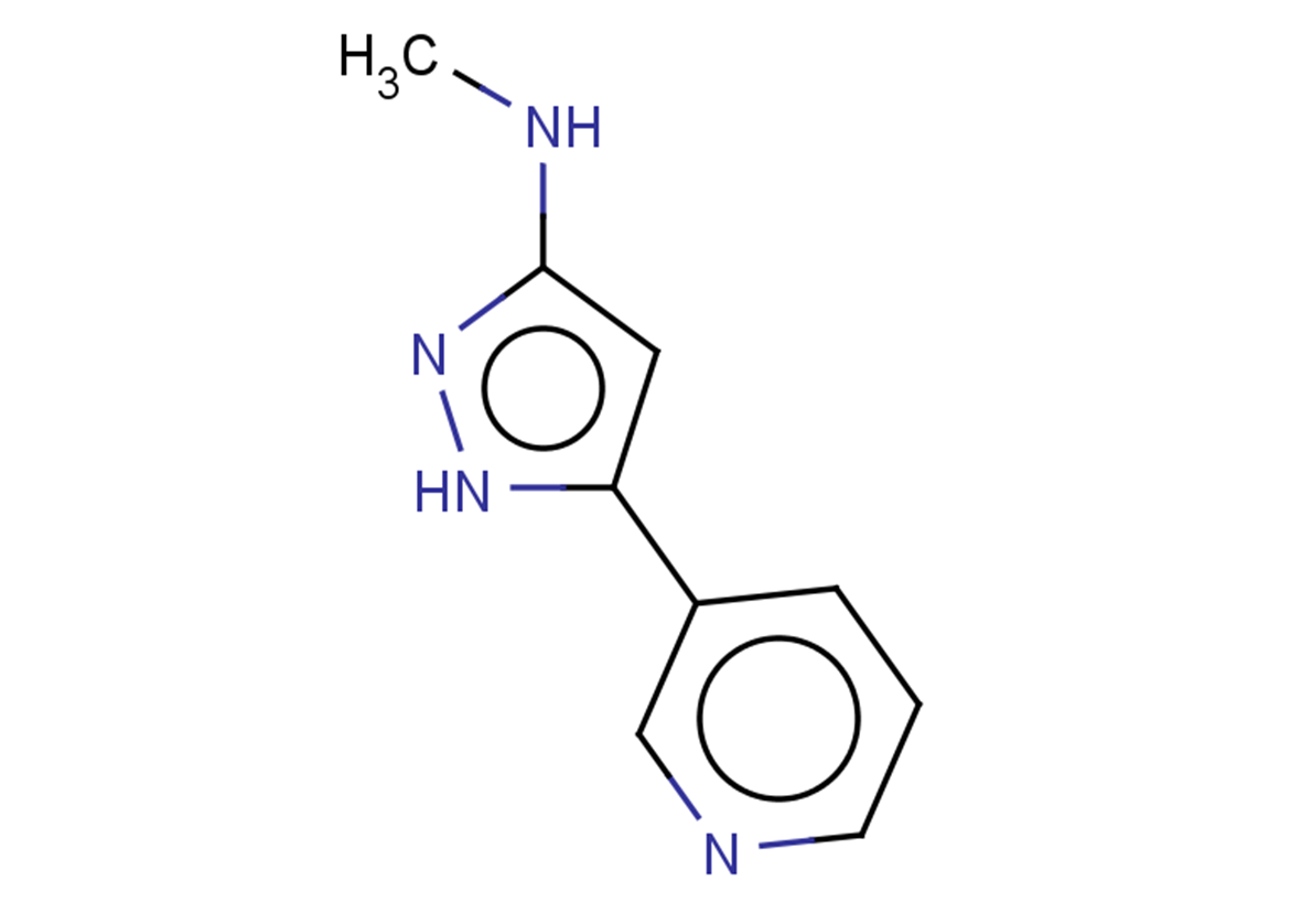 N-methyl-5-(pyridin-3-yl)-1H-pyrazol-3-amine
