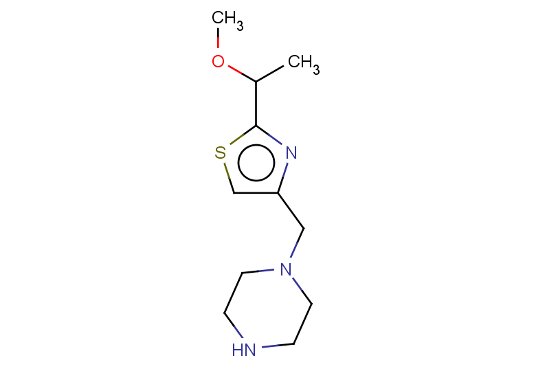 1-{[2-(1-methoxyethyl)-1,3-thiazol-4-yl]methyl}piperazine