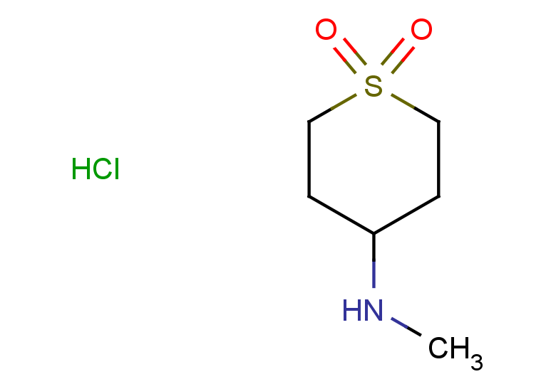 4-(methylamino)tetrahydro-2H-thiopyran-1,1-dioxide hydrochloride