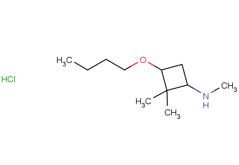 3-butoxy-N,2,2-trimethylcyclobutan-1-amine hydrochloride