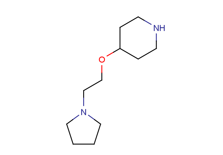 4-[2-(pyrrolidin-1-yl)ethoxy]piperidine