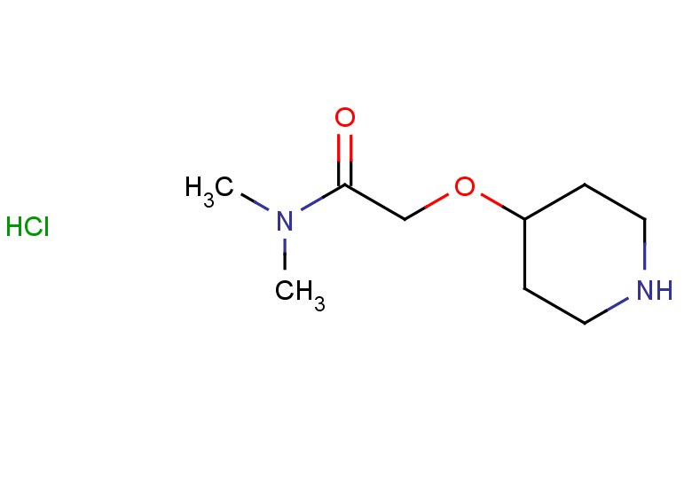 N,N-dimethyl-2-(piperidin-4-yloxy)acetamide hydrochloride