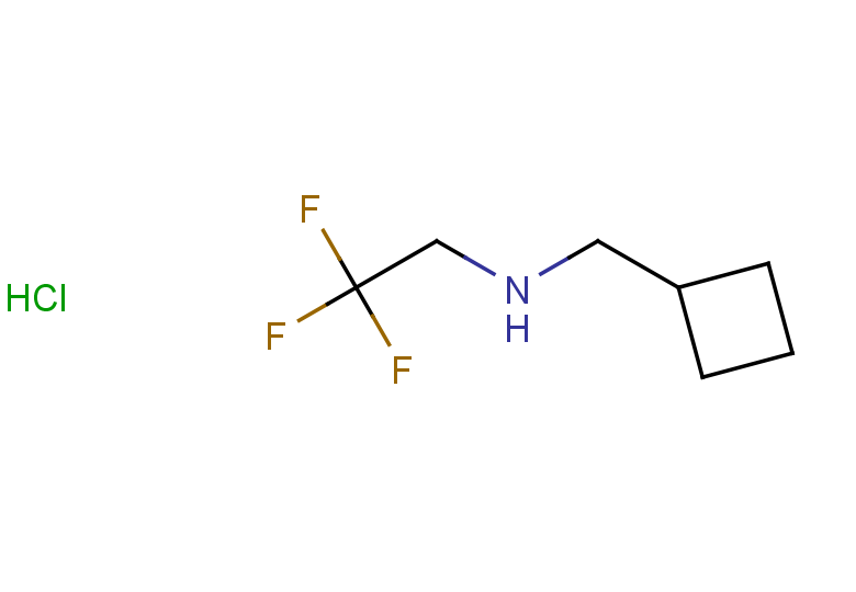 (cyclobutylmethyl)(2,2,2-trifluoroethyl)amine hydrochloride
