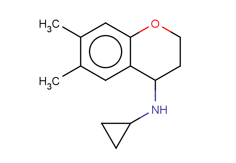 N-cyclopropyl-6,7-dimethyl-3,4-dihydro-2H-1-benzopyran-4-amine