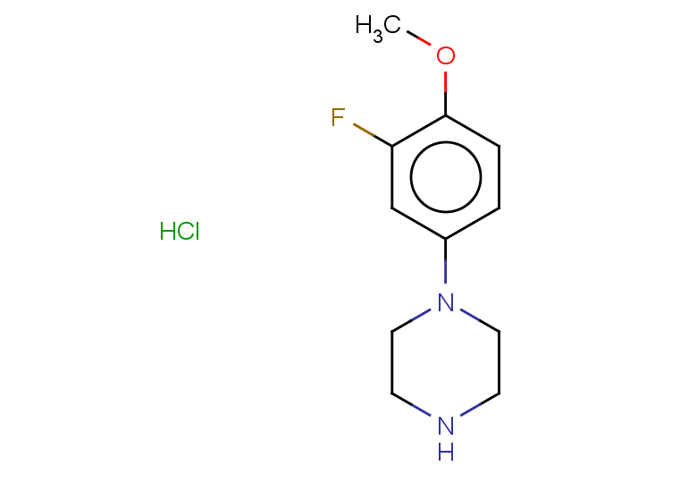 1-(3-fluoro-4-methoxyphenyl)piperazine hydrochloride