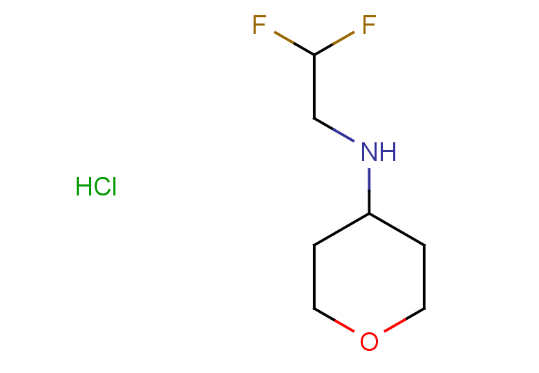 N-(2,2-difluoroethyl)oxan-4-amine hydrochloride