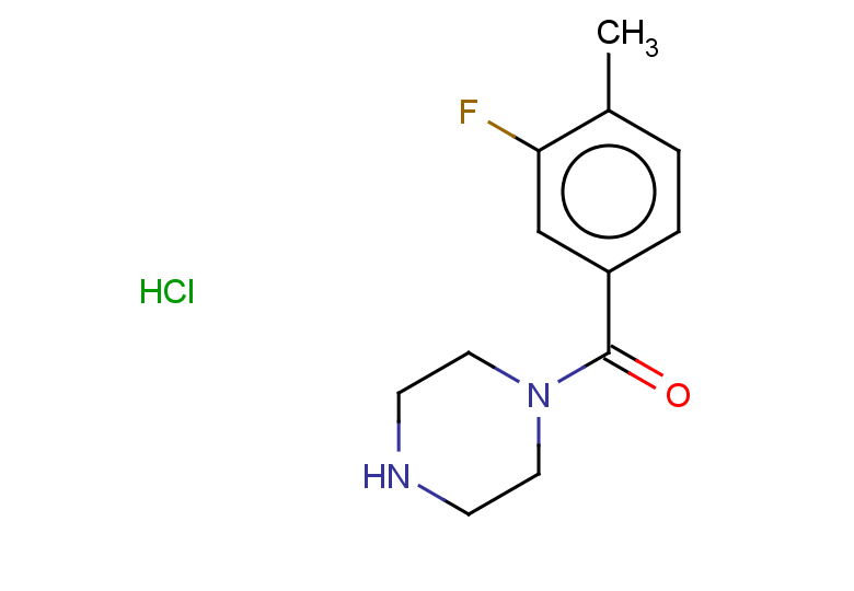 1-(3-fluoro-4-methylbenzoyl)piperazine hydrochloride