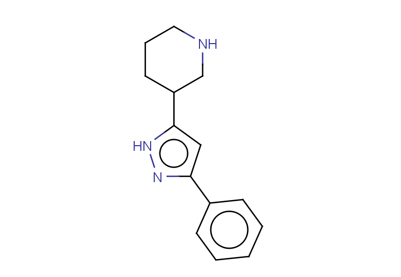 3-(3-phenyl-1H-pyrazol-5-yl)piperidine