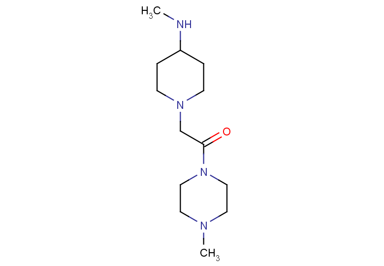 2-[4-(methylamino)piperidin-1-yl]-1-(4-methylpiperazin-1-yl)ethan-1-one