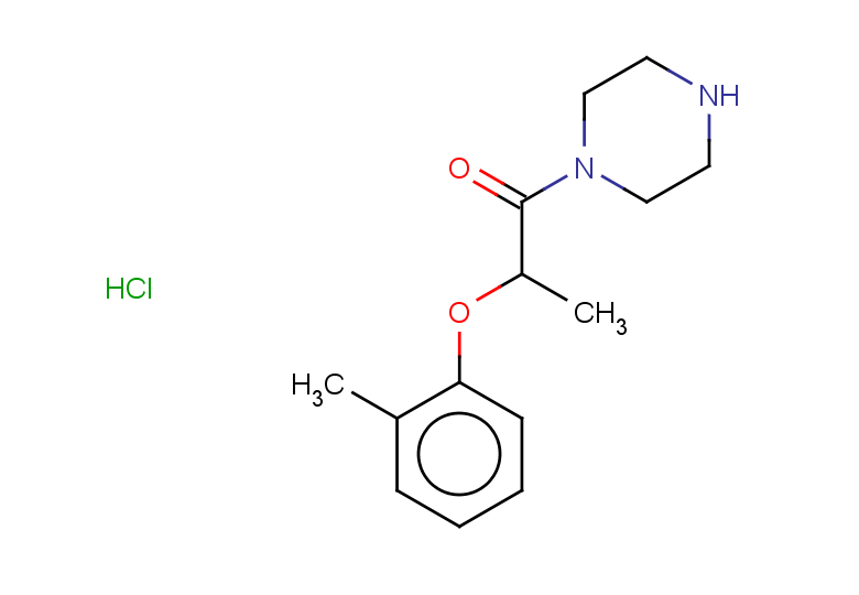 2-(2-methylphenoxy)-1-(piperazin-1-yl)propan-1-one hydrochloride