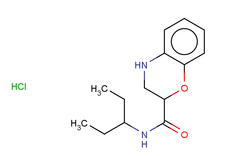N-(pentan-3-yl)-3,4-dihydro-2H-1,4-benzoxazine-2-carboxamide hydrochloride