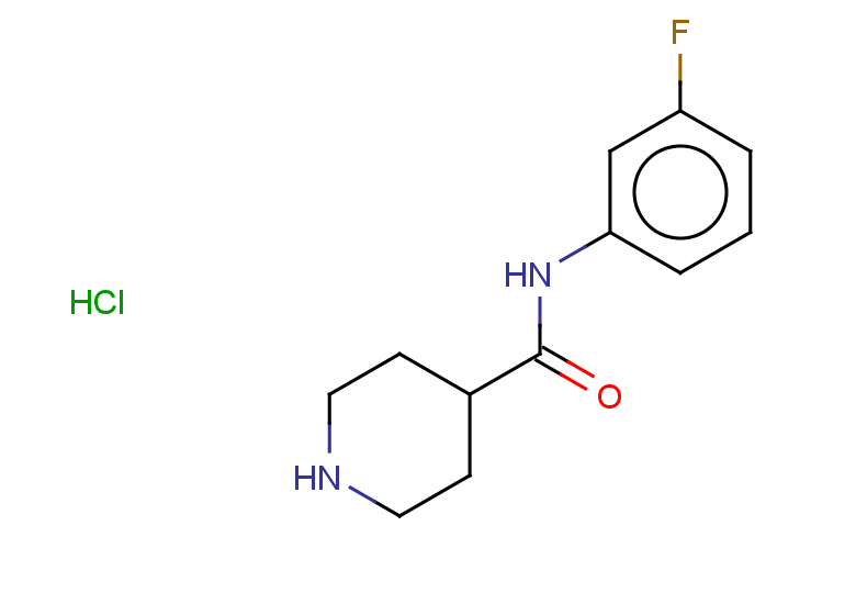 N-(3-fluorophenyl)piperidine-4-carboxamide hydrochloride