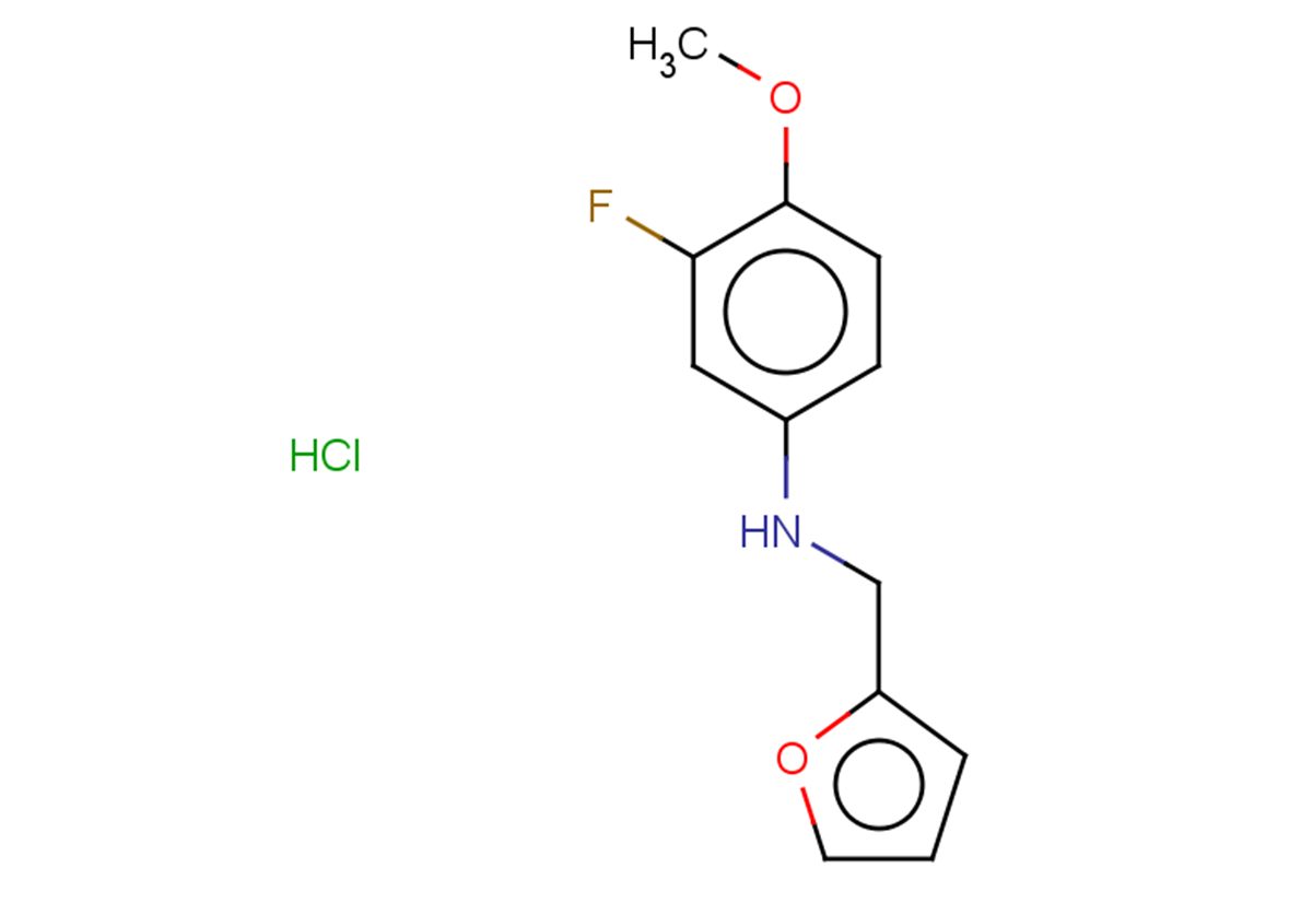 3-fluoro-N-(furan-2-ylmethyl)-4-methoxyaniline hydrochloride