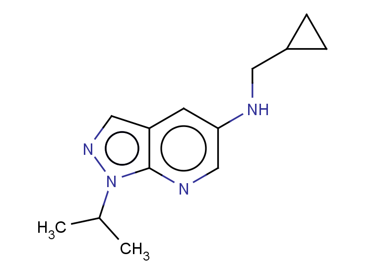 N-(cyclopropylmethyl)-1-(propan-2-yl)-1H-pyrazolo[3,4-b]pyridin-5-amine