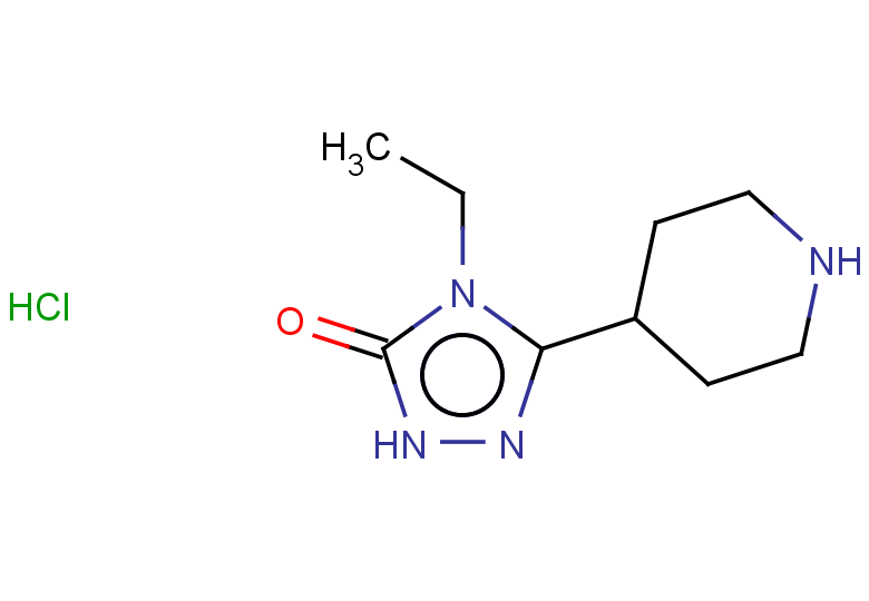 4-ethyl-3-(piperidin-4-yl)-4,5-dihydro-1H-1,2,4-triazol-5-one hydrochloride