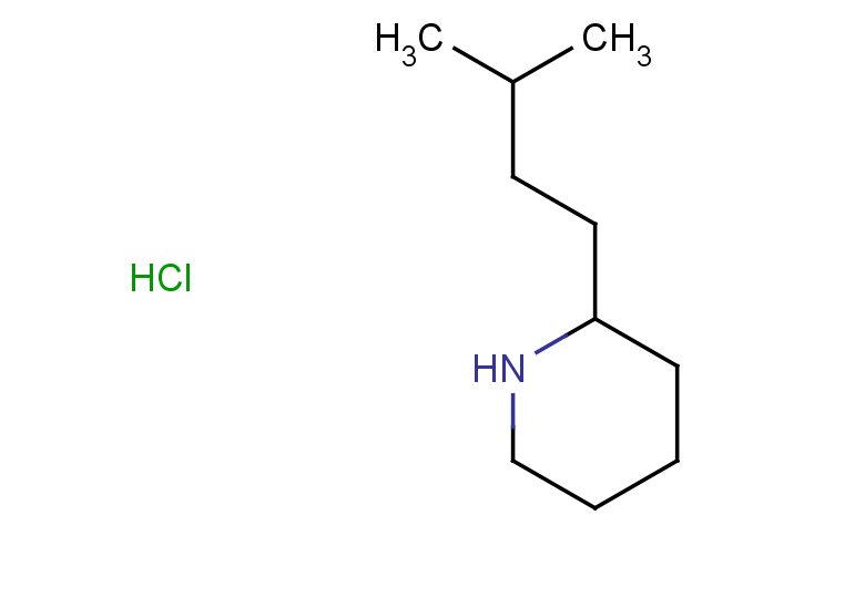 2-(3-methylbutyl)piperidine hydrochloride