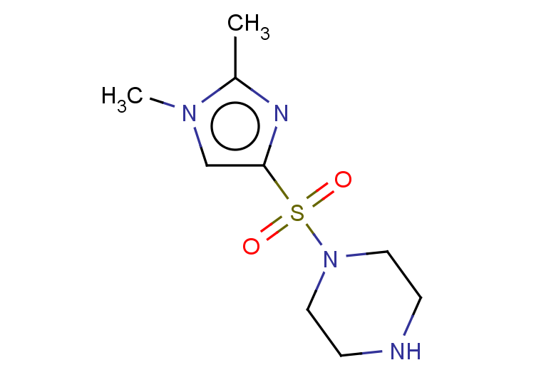 1-[(1,2-dimethyl-1H-imidazol-4-yl)sulfonyl]piperazine