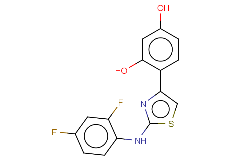4-{2-[(2,4-difluorophenyl)amino]-1,3-thiazol-4-yl}benzene-1,3-diol