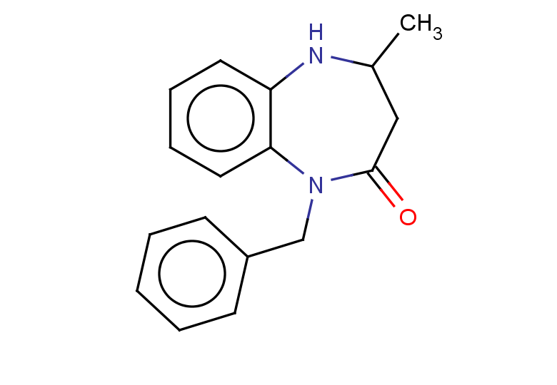 1-benzyl-4-methyl-2,3,4,5-tetrahydro-1H-1,5-benzodiazepin-2-one