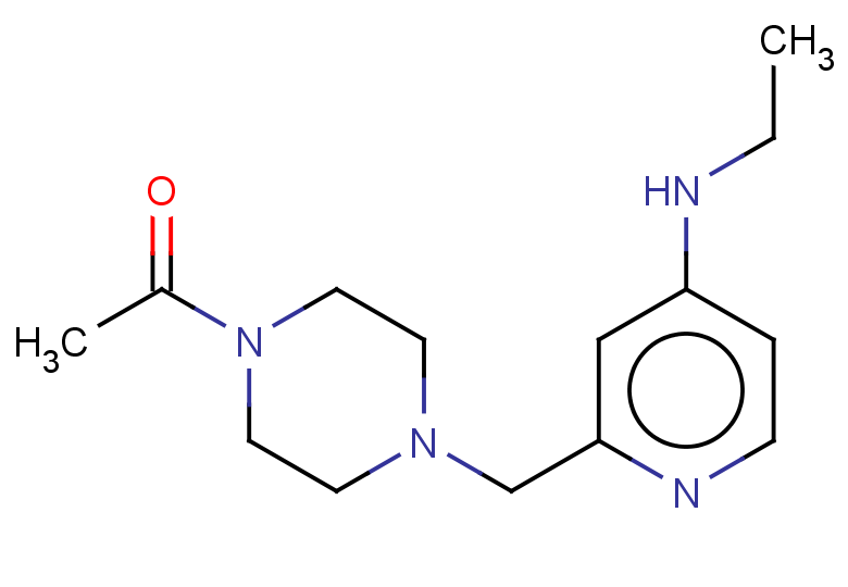 1-(4-{[4-(ethylamino)pyridin-2-yl]methyl}piperazin-1-yl)ethan-1-one