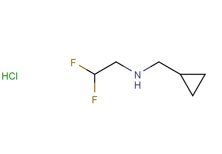 (cyclopropylmethyl)(2,2-difluoroethyl)amine hydrochloride