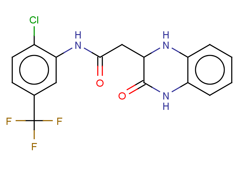 N-[2-chloro-5-(trifluoromethyl)phenyl]-2-(3-oxo-1,2,3,4-tetrahydroquinoxalin-2-yl)acetamide