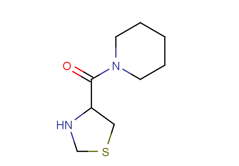1-(1,3-thiazolidine-4-carbonyl)piperidine