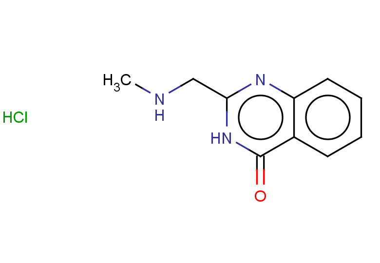 2-[(methylamino)methyl]-3,4-dihydroquinazolin-4-one hydrochloride