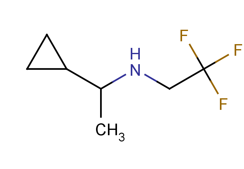 (1-cyclopropylethyl)(2,2,2-trifluoroethyl)amine