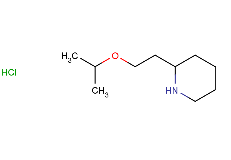 2-[2-(propan-2-yloxy)ethyl]piperidine hydrochloride