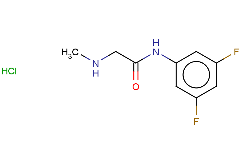 N-(3,5-difluorophenyl)-2-(methylamino)acetamide hydrochloride